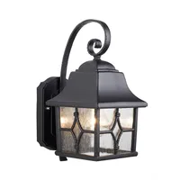 Elstead Lighting Elstead Kent Außen-Wandleuchte E27 Schwarz IP44 -