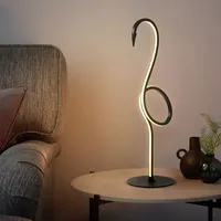 Elstead Lighting Flamingo LED Tischleuchte Schwarz 6W warmweiss FLAMINGO-TL-BLK