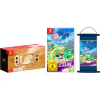 Nintendo Switch Lite gold + Hyrule-Edition + The Legend