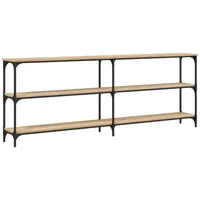 VidaXL Konsolentisch 200x29x75 cm Sonoma-Eiche