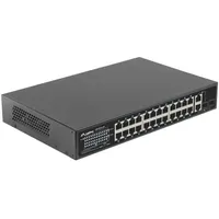 LANBERG Switch 24X 100MB DSP+/2X Combo Rack 19" 250W