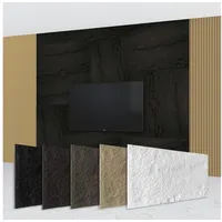 HEXIM Wandpaneel HEXIM Schwarz 2 St. 120 x 60