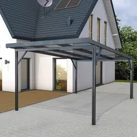 Gutta Einzelcarport Premium 3,00 x 5,00 m weiß/anthrazit inkl.