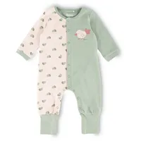 Sigikid Baby Nachtwäsche in grün/rosa | 62
