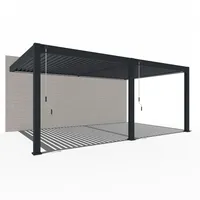 Weide Deluxe Plus  Pergola Voll Aliminium 4 x 8