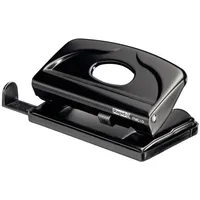 Rapid 21835311 Mini-Locher 10 Blatt Anschlagschiene mit Formatvorgaben, Metall,