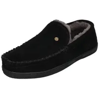 WARMBAT Hausschuhe Grizzly Suede GRZ4410-99 in schwarz | 46