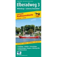 Freytag-Berndt und ARTARIA Radwanderkarte Elberadweg 03. Wittenberge - Cuxhaven/Brunsbüttel