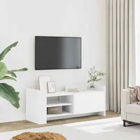 VidaXL TV-Schrank Weiß 100x35x40 cm Holzwerkstoff
