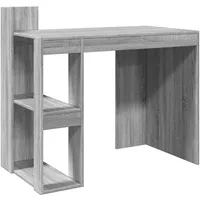 VidaXL Schreibtisch Grau Sonoma 103,5x56,5x94 cm Holzwerkstoff