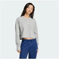 Adidas All Szn Ribbed V Neck Sweatshirt Medium Grey