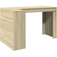 VidaXL Schreibtisch Sonoma-Eiche 123,5x73,5x75 cm Holzwerkstoff - Braun