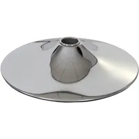 Mendler 4er-Set Fußteller Fußplatte Fuß für Barhocker Barstuhl Drehstuhl