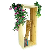 Kistenkolli Altes Land Lowboard in Shabby schwarz 100x40x30cm aus