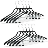 Relaxdays 30x Klammerbügel, schwarz