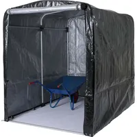 MCW Gartenhaus, Alu UV-Schutz wasserfest, 201x157x201cm ~ anthrazit