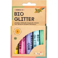 Folia Bio Glitter Rainbow M Glitzer farbsortiert