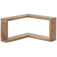 Woodkings Woodkings® Regal Pune massiv Holz Natur rustikal Wandregal