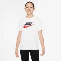 Nike Sportswear T-Shirt Kinder 100 white L 147-158 cm