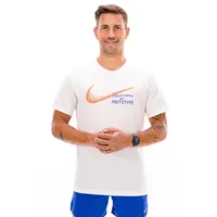 Nike Herren Sweatshirt M NK DF TEE FOUNDERS, WHITE,