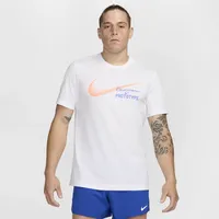 Nike Herren Sweatshirt M NK DF TEE FOUNDERS, WHITE,