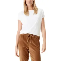 S.Oliver Fließendes Jersey-Shirt Weiß XS