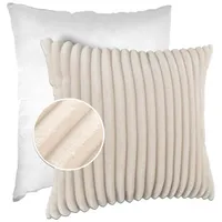 Kisska Dekokissen Kissenbezug Sofakissen Pillow Plüsch Kuschelkissen Zierkissen Cord