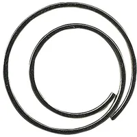 Alco Büroklammern Circular, 30mm, silber, verzinkt, 25 Stück