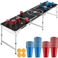 Tectake Bierpongtisch klappbar 60 cm x 240 cm x