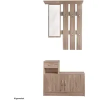 Hti-Living Garderobenpaneel Thekla Beige