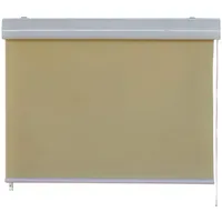 Jet-Line Sichtschutzrollo Kassettenrollo 100 x 230 cm beige