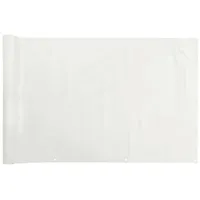 VidaXL Balkon-Sichtschutz Weiß 300x75 cm PVC