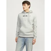 JACK & JONES Corp Logo Play Kapuzenpullover White Melange
