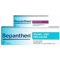 Bayer Bepanthen Set bei trockenen Hautstellen