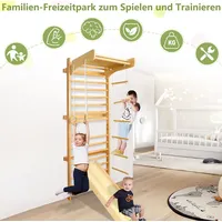 Merax Klettergerüst 6-in-1 Naturbelassen