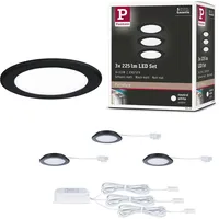 Paulmann LED Möbeleinbauleuchten 3er-Set 65mm 3x2,5W 3x180lm 230/12V 4000K