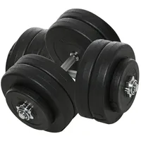 Homcom Hantelset 2er Kurzhanteln, 50 kg Kurzhantel Set mit