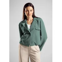 STREET ONE Damen, A212210 Kurzer Trenchcoat, Seafoam Green, 46