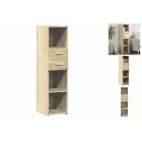 VidaXL Highboard Sonoma-Eiche 30x42,5x124 cm Holzwerkstoff