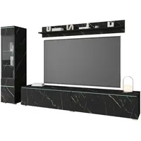 Veneti Wohnwand Vera ca. 210x130 (cm): B: 210 H: