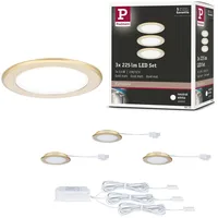 Paulmann LED Möbeleinbauleuchten 3er-Set 65mm 3x2,5W 3x180lm 230/12V 4000K