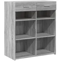 VidaXL Sideboard Grau Sonoma 80x42,5x93 cm Holzwerkstoff