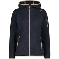 CMP Woman Jacket FIX Hood titanio-sesamo (18US) 48