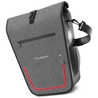 Eloneo Fahrradtasche für Laptop wasserdicht mit LED 25L