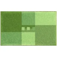 GRUND Badematte Grün Karo 50 x 80 cm