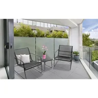 BellaVista Balkonset Gartenmöbelset Loungeset 2 -Sitzer inkl. 2 Sessel