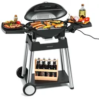 Rommelsbacher BBQ 4100/S Barbecue Grill mit Grillwagen 2200W