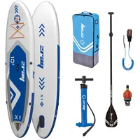 Zray X1 SUP blau Kunststoff, Grafikmuster, Bootsförmig, 81x15x310 cm,