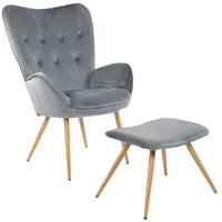 Albatros Ohrensessel York Samt 67 x 100 x 67