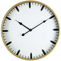 Mobili Rebecca Rebecca Wanduhr, weiß Holzwerkstoff, 6x40x40 cm Dekoration,